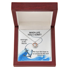 Hope Anchors The Soul (Hebrews 6:19) | Crown Pendant Necklace, A Royal Identity in Christ