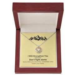 I Will Strengthen You (Isaiah 41:10) | Crown Pendant Necklace, A Royal Identity in Christ