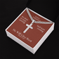 He Will Give  Rest (Matthew 11:28) | Premium Sterling Silver Cuban Link Cross Necklace