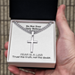 Do Not Fear Only Believe (Mark 5:36) | Premium Sterling Silver Cuban Link Cross Necklace