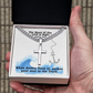 The Word Of The Lord Is Right (Psalm 33:4) | Premium Sterling Silver Cuban Link Cross Necklace