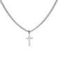 Restore My Soul (Psalm 23:3) | Premium Sterling Silver Cuban Link Cross Necklace