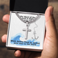The Word Of The Lord Is Right (Psalm 33:4) | Premium Sterling Silver Cuban Link Cross Necklace