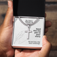 My Heart Trusts In Him (Psalm 28:7) | Premium Sterling Silver Cuban Link Cross Necklace