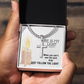 He Is My Light (Psalm 27:1) | Premium Sterling Silver Cuban Link Cross Necklace