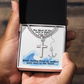 The Word Of The Lord Is Right (Psalm 33:4) | Premium Sterling Silver Cuban Link Cross Necklace