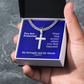 My Strength and My Shield (Psalm 28:7) | Premium Sterling Silver Cuban Link Cross Necklace