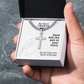 My Heart Trusts In Him (Psalm 28:7) | Premium Sterling Silver Cuban Link Cross Necklace