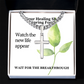 Your Healing Shall Spring Forth (Isaiah 58:8) | Premium Sterling Silver Cuban Link Cross Necklace