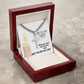 He Is My Light (Psalm 27:1) | Premium Sterling Silver Cuban Link Cross Necklace