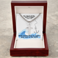 The Word Of The Lord Is Right (Psalm 33:4) | Premium Sterling Silver Cuban Link Cross Necklace