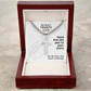 My Heart Trusts In Him (Psalm 28:7) | Premium Sterling Silver Cuban Link Cross Necklace