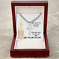He Is My Light (Psalm 27:1) | Premium Sterling Silver Cuban Link Cross Necklace