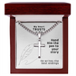 My Heart Trusts In Him (Psalm 28:7) | Premium Sterling Silver Cuban Link Cross Necklace