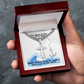 The Word Of The Lord Is Right (Psalm 33:4) | Premium Sterling Silver Cuban Link Cross Necklace
