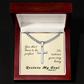 Restore My Soul (Psalm 23:3) | Premium Sterling Silver Cuban Link Cross Necklace