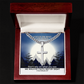 We Walk By Faith, Not By Sight (2 Corinthians 5:7) | Premium Sterling Silver Cuban Link Cross Necklace