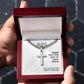 My Heart Trusts In Him (Psalm 28:7) | Premium Sterling Silver Cuban Link Cross Necklace