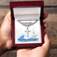 The Word Of The Lord Is Right (Psalm 33:4) | Premium Sterling Silver Cuban Link Cross Necklace
