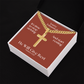 He Will Give  Rest (Matthew 11:28) | Premium Sterling Silver Cuban Link Cross Necklace