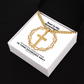He Turns Sicknesses Away (Deuteronomy 7:15) | Premium Sterling Silver Cuban Link Cross Necklace