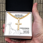 Be Kind And Compassionate (Ephesians 4:32) | Premium Sterling Silver Cuban Link Cross Necklace