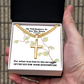 He Will Restore To You The Years (Joel 2:25) | Premium Sterling Silver Cuban Link Cross Necklace