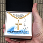 The Word Of The Lord Is Right (Psalm 33:4) | Premium Sterling Silver Cuban Link Cross Necklace