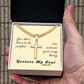 Restore My Soul (Psalm 23:3) | Premium Sterling Silver Cuban Link Cross Necklace