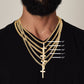 Took Away Sickness (Exodus 23:25) | Premium Sterling Silver Cuban Link Cross Necklace