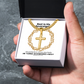 He Turns Sicknesses Away (Deuteronomy 7:15) | Premium Sterling Silver Cuban Link Cross Necklace