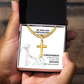Be Kind And Compassionate (Ephesians 4:32) | Premium Sterling Silver Cuban Link Cross Necklace