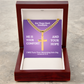 I Will Turn Your Mourning Into Joy (Jeremiah 31:13) | Premium Sterling Silver Cuban Link Cross Necklace