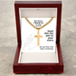 My Heart Trusts In Him (Psalm 28:7) | Premium Sterling Silver Cuban Link Cross Necklace