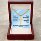 My Spirit Is Life And Peace (Romans 8:6) | Premium Sterling Silver Cuban Link Cross Necklace