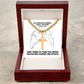 No Weapon Formed Shall Prosper (Isaiah 54:17) | Premium Sterling Silver Cuban Link Cross Necklace