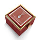 He Will Give  Rest (Matthew 11:28) | Alluring Beauty Necklace in Rotating Rose Gift Box