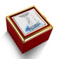 The Word Of The Lord Is Right (Psalm 33:4) | Alluring Beauty Necklace in Rotating Rose Gift Box
