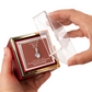 He Will Give  Rest (Matthew 11:28) | Alluring Beauty Necklace in Rotating Rose Gift Box
