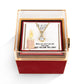 He Is My Light (Psalm 27:1) | Alluring Beauty Necklace in Rotating Rose Gift Box