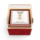 Do Not Fear Only Believe (Mark 5:36) | Alluring Beauty Necklace in Rotating Rose Gift Box