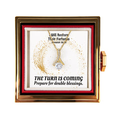 I Will Restore Their Fortunes (Jeremiah 30:18) | Alluring Beauty Necklace in Rotating Rose Gift Box