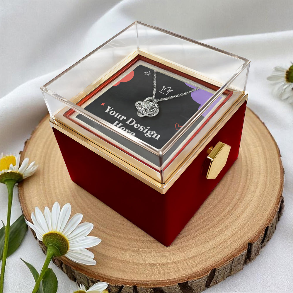 He Will Restore To You The Years (Joel 2:25) | Alluring Beauty Necklace in Rotating Rose Gift Box