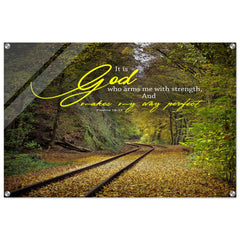 Contemporary Acrylic Print | God Who Arms Me With Strength ~Psalm 18:32~