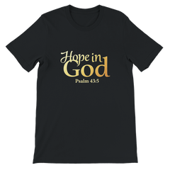 Premium Unisex Crewneck T-shirt | Hope In God -Psalm 43:5-