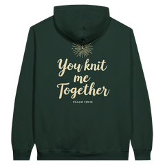 Premium Unisex Hoodie | You Knit Me Together -Psalm 139:13-