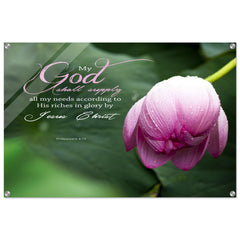 Contemporary Acrylic Print |  My God Shall Supply All My Needs ~Philippians 4:19~
