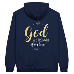 Premium Unisex Hoodie | God is the Strength of My Heart -Psalm 73:26-