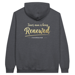 Premium Unisex Hoodie | Inner Man Is Being Renewed -2 Corinthians 4:16-
