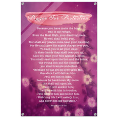 Contemporary Acrylic Print | Prayer for Protection ~Psalm 91:9-16~ (2 Designs - Misty)